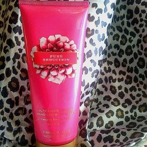 Victoria Secret's hand and body moisturizer from the PURE SEDUCTION COLLECTION.